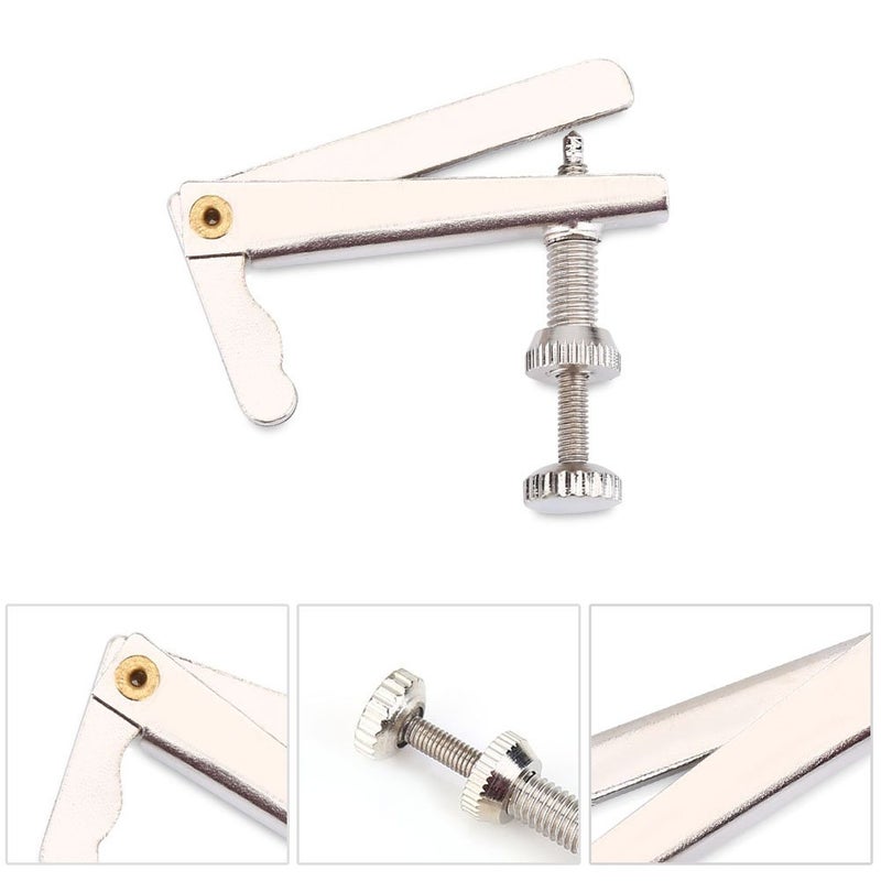 VGEBY 4Pcs/Set Cello String Adjusters Silver Metal String Fine Tuner Musical Instrument Replacement Parts for 3/4 4/4 Cello Cello Fine Tuners Fine Tuner Cello Cello Fine Tuners Cello Fine Tuners - Image 2